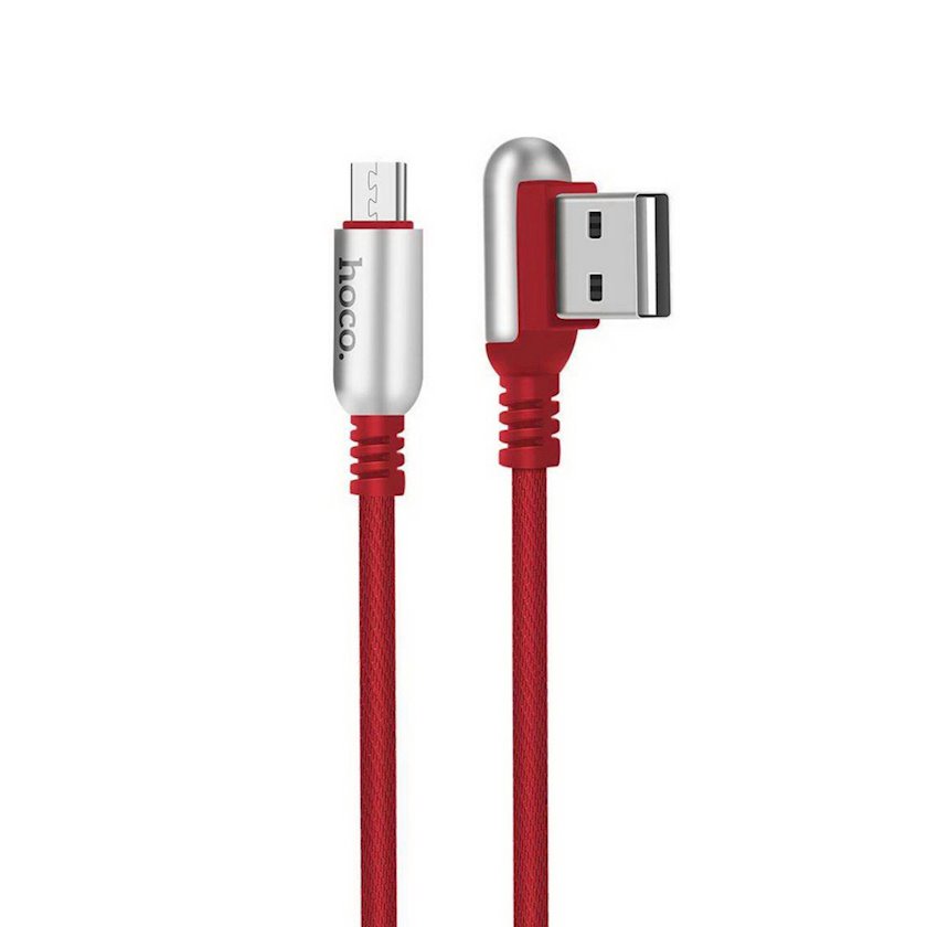 Hoco U17 Capsule USB to Lightning qırmızı kabel