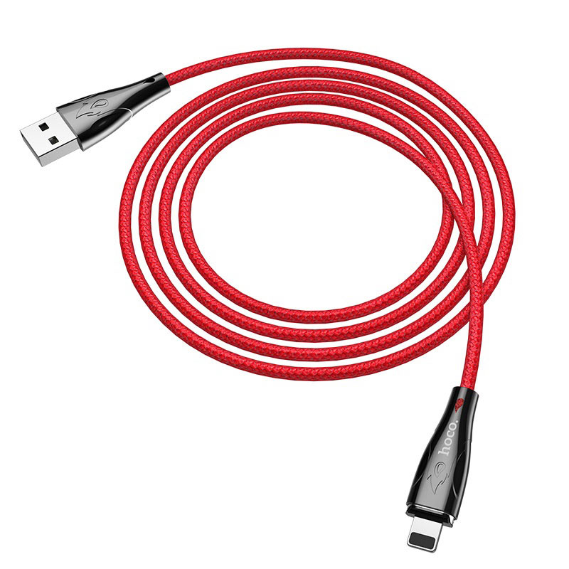 Hoco U75 USB - Lightning Qırımızı Kabel