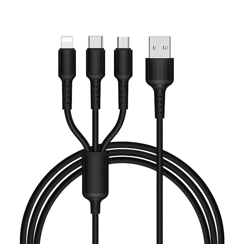 Borofone BX16 Easy 3in1 Qara USB kabel