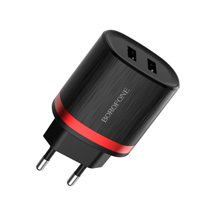 Borofone BA7A 12W Type-C, micro USB, Lightning Adapter